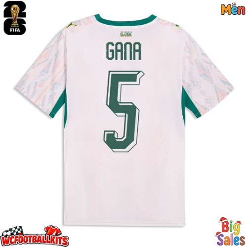 Senegal Idrissa Gueye #5 Replica Home Stadium Shirt World Cup 2026 Short Sleeve